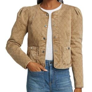 Veronica Bear Camilla Quilted Puff Sleeve Jacket